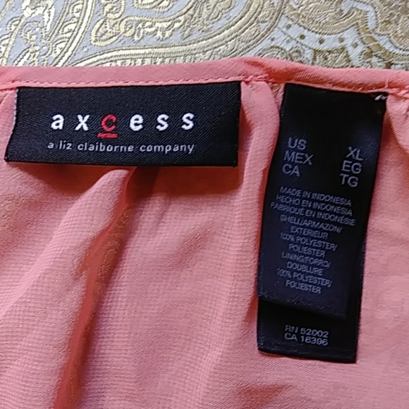 💙 3 for 20 Peach ombre peasant top - Picture 2 of 4